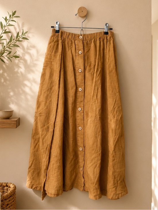 Dresses & Skirts - Deva Lifestyle Linen Skirt